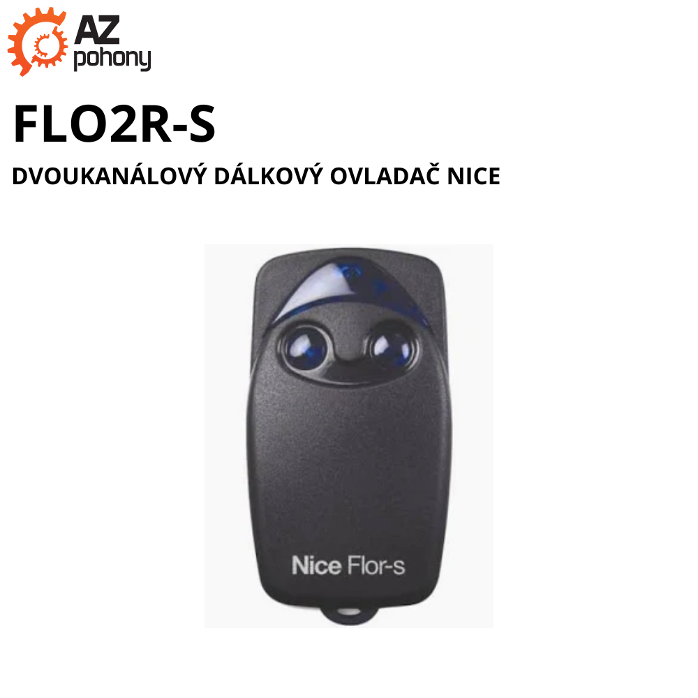 FLO2R-S - dvoukanálový dálkový ovladač Nice