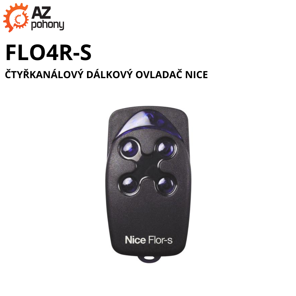 FLO4R-S - čtyřkanálový dálkový ovladač Nice