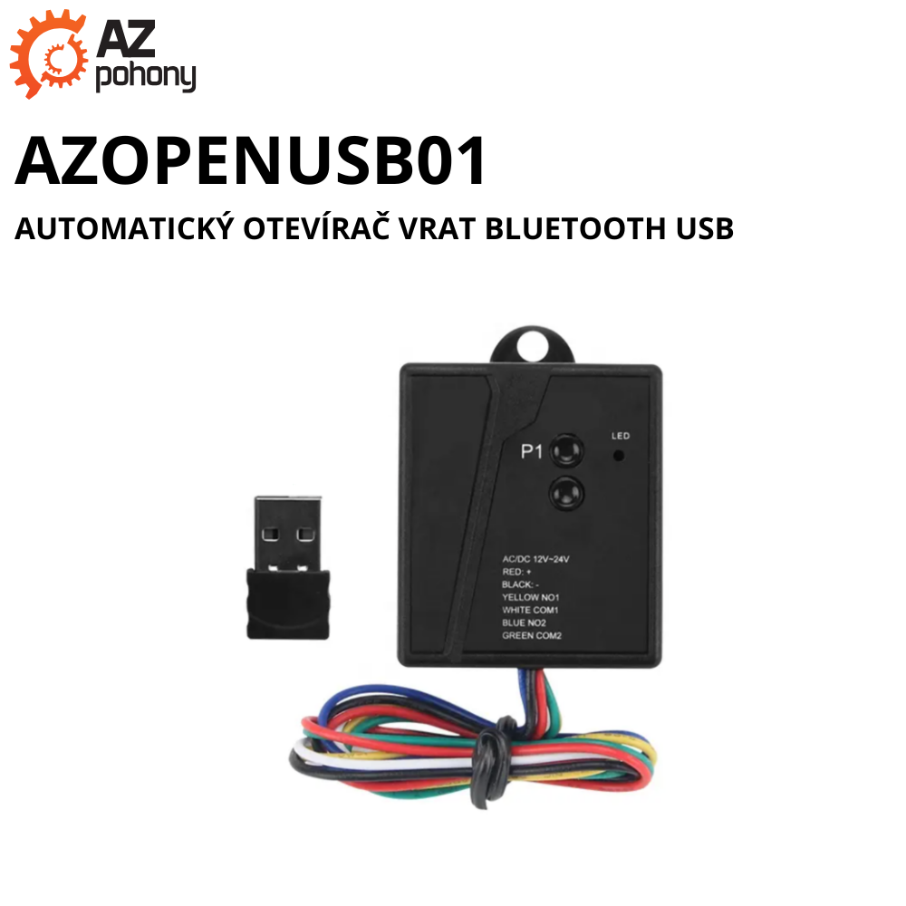 AZOPENUSB01 - Automatický otevírač vrat Bluetooth USB