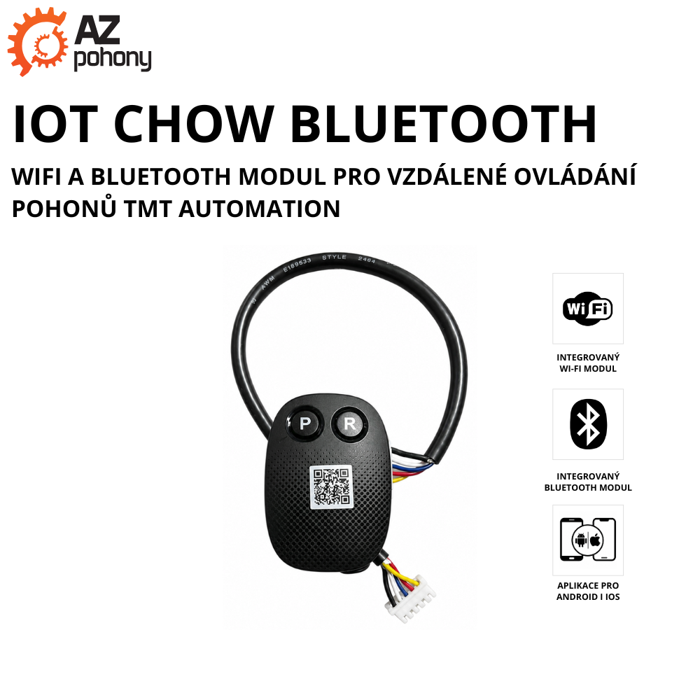IOT CHOW BLUETOOTH - wifi a bluetooth modul pro vzdálené ovládání pohonů TMT Automation
