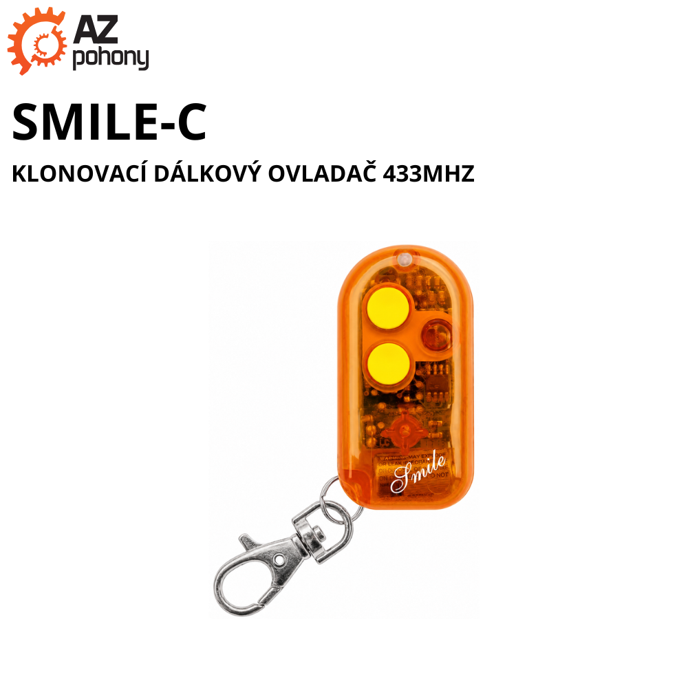 SMILE-C - klonovací dálkový ovladač 433MHz
