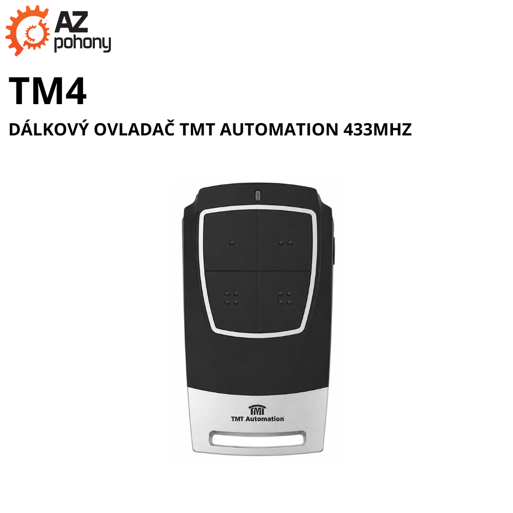 TM4 - dálkový ovladač TMT Automation 433MHz