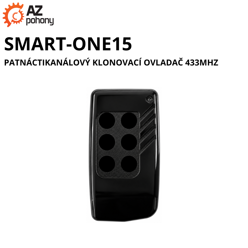 SMART-ONE15 - patnáctikanálový klonovací ovladač 433MHz