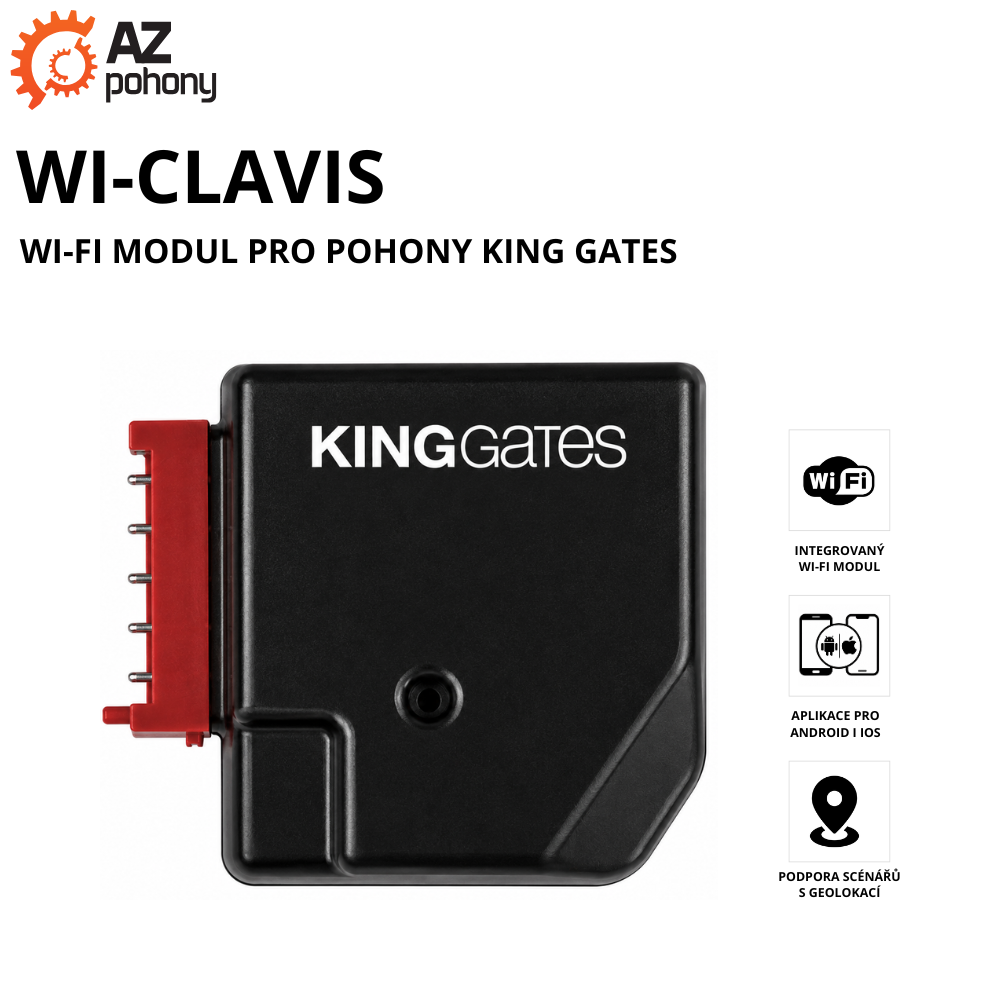 WI-CLAVIS - Wi-Fi modul pro pohony King Gates
