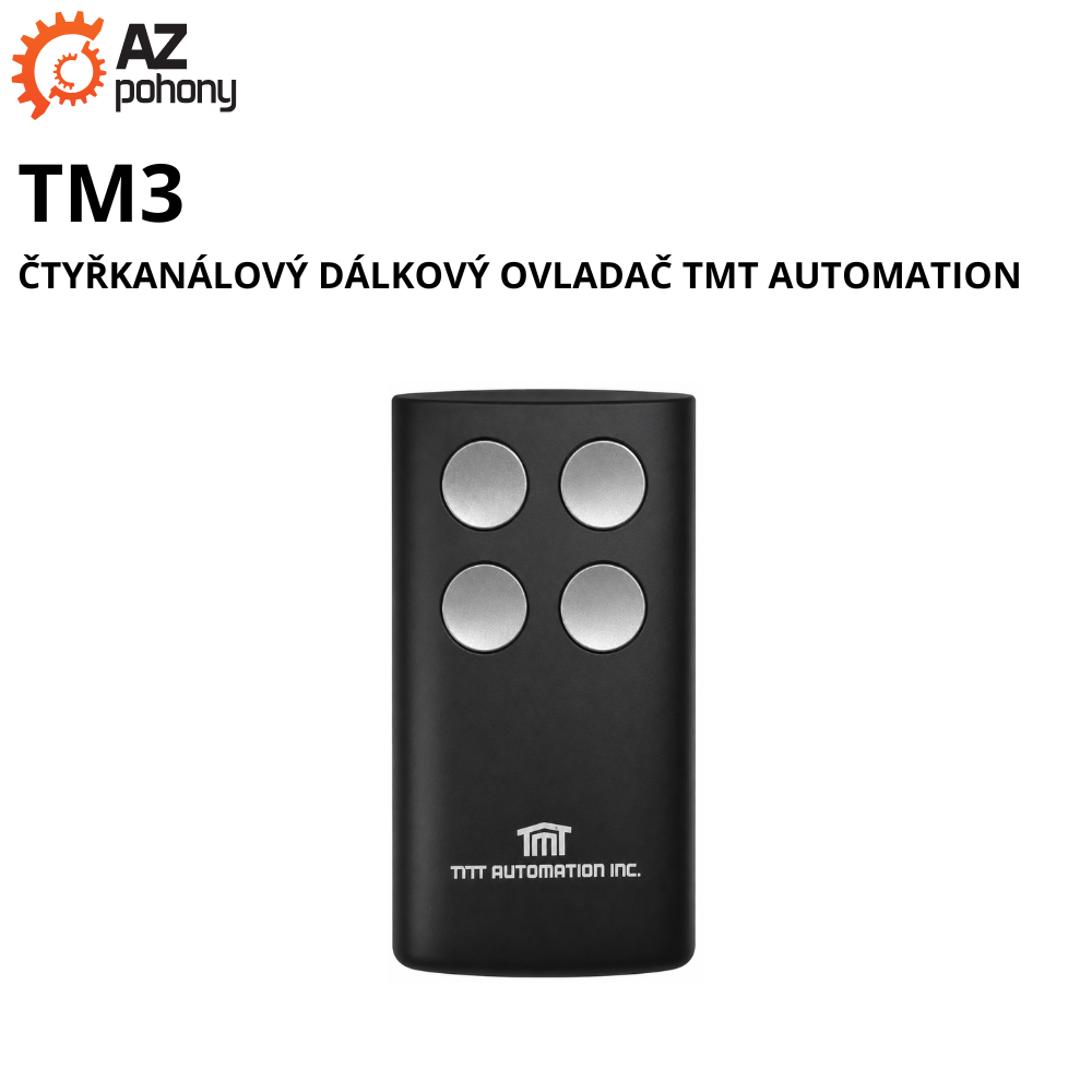 TM3 - čtyřkanálový dálkový ovladač TMT Automation