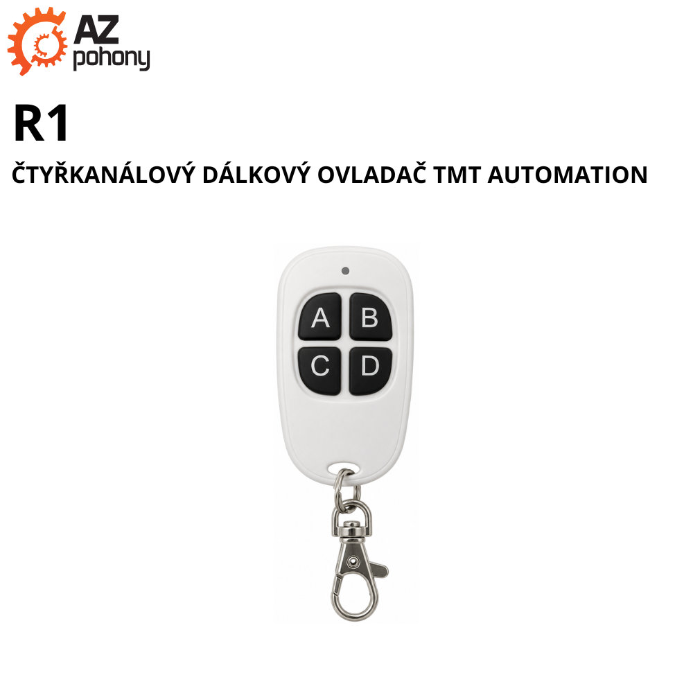 R1 - čtyřkanálový dálkový ovladač TMT Automation