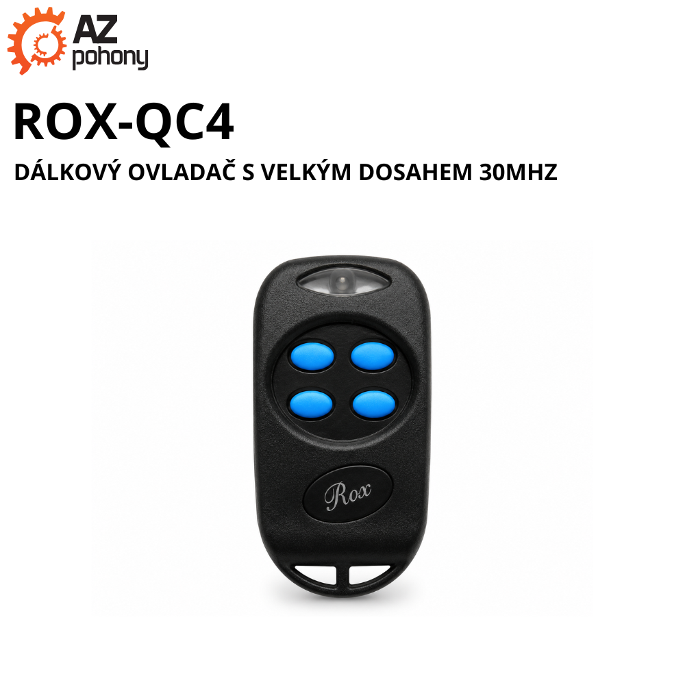 ROX-QC4 - dálkový ovladač s velkým dosahem 30MHz