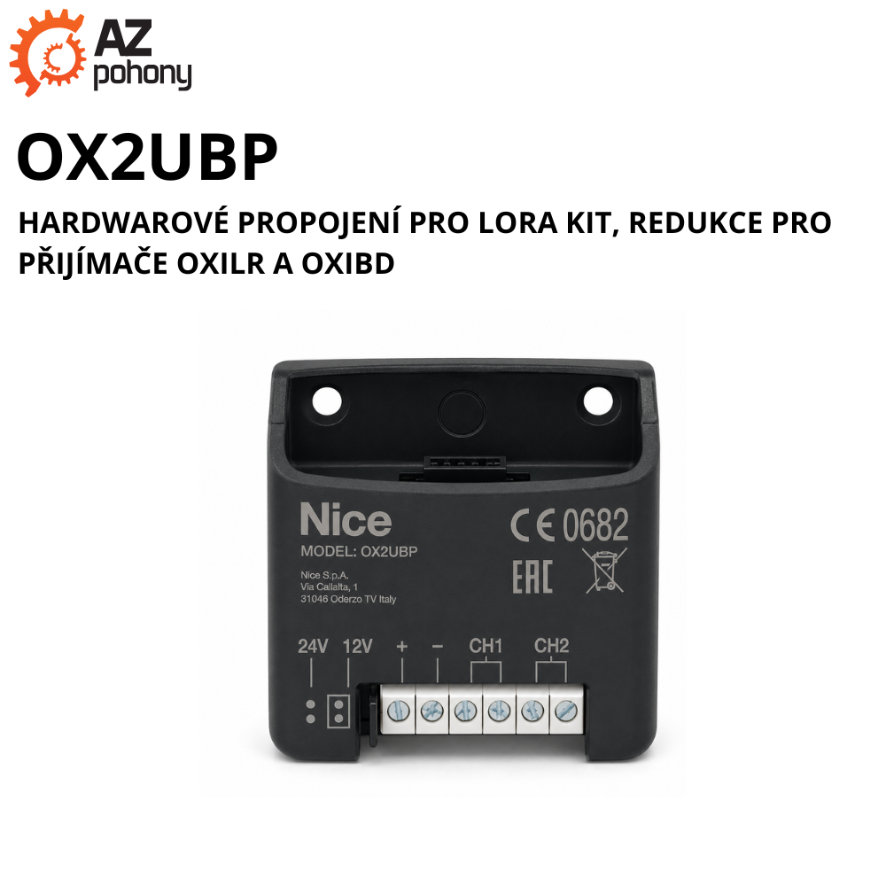 OX2UBP - hardwarové propojení pro LORA KIT, redukce pro přijímače OXILR a OXIBD
