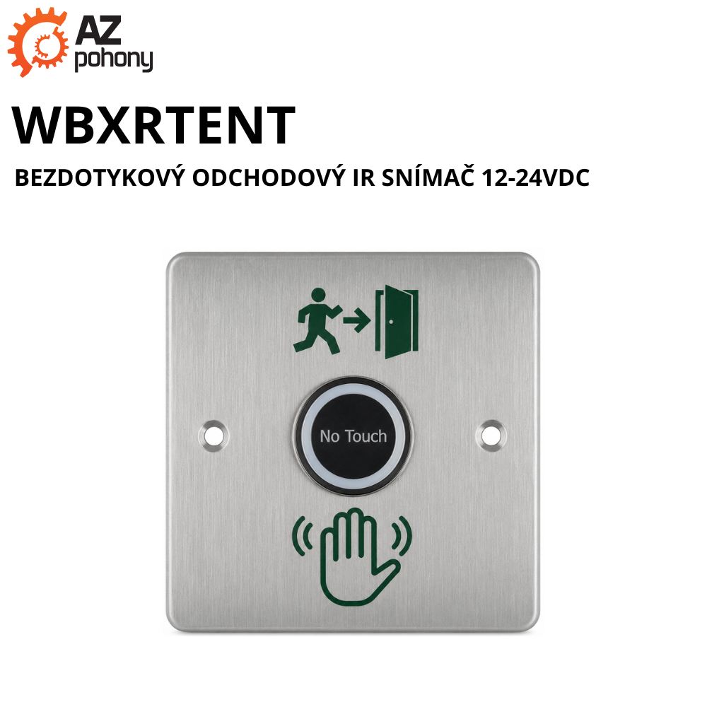 WBXRTENT - bezdotykový odchodový IR snímač 12-24VDC