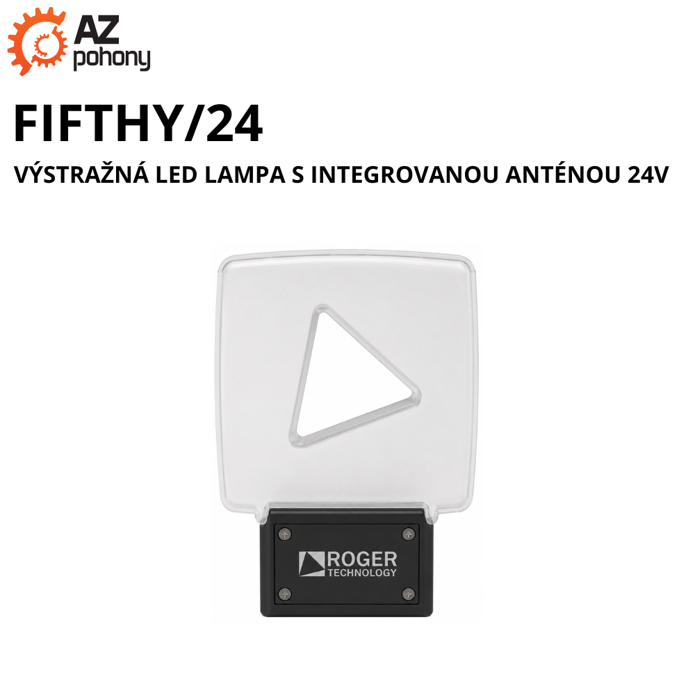 FIFTHY/24 - výstražná LED lampa s integrovanou anténou 24V