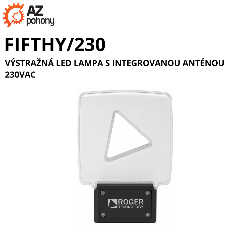 FIFTHY/230 - výstražná LED lampa s integrovanou anténou 230VAC