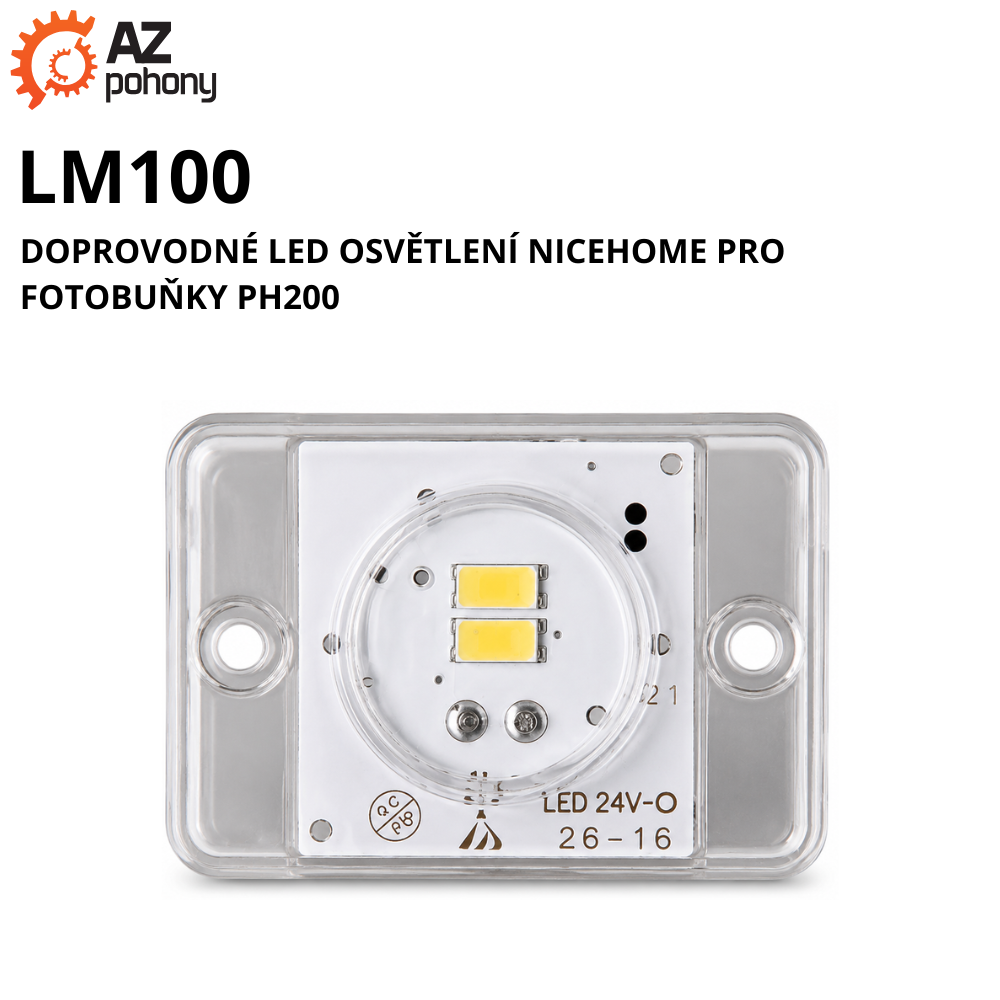 LM100 - doprovodné LED osvětlení NiceHome pro fotobuňky PH200