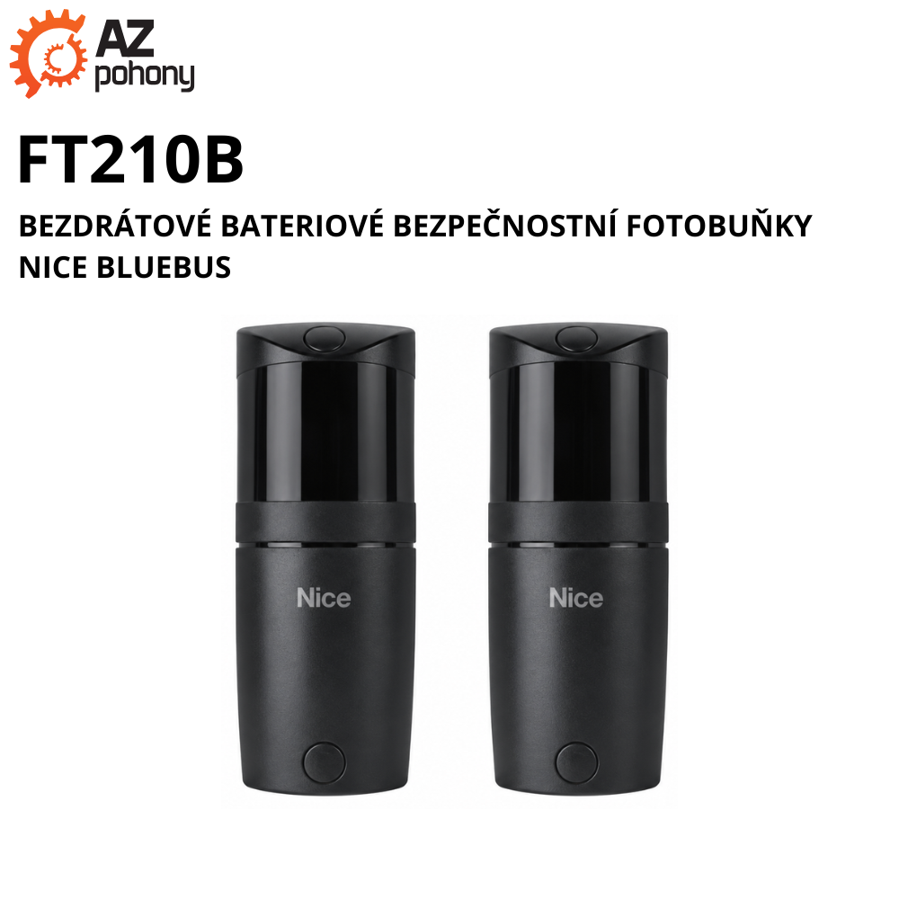 FT210B - bezdrátové bateriové bezpečnostní fotobuňky NICE BlueBus