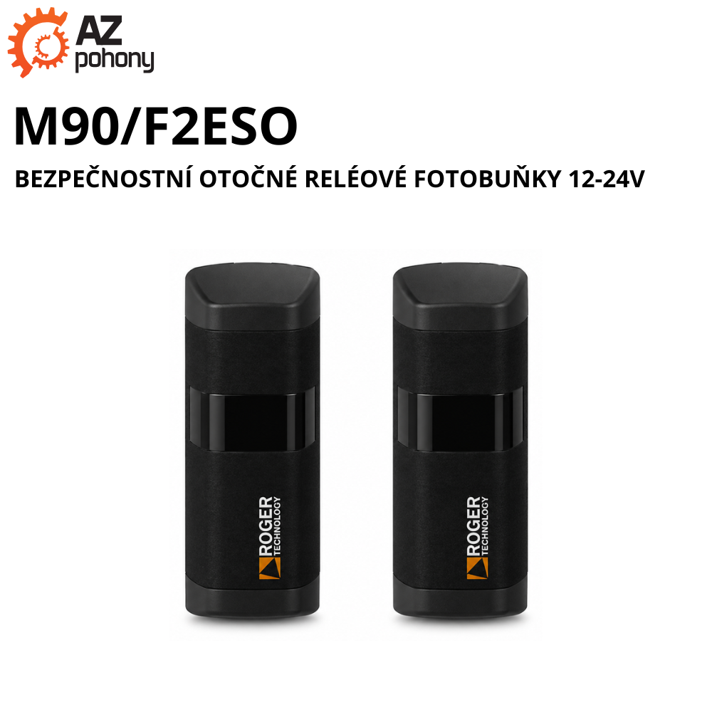 M90/F2ESO - bezpečnostní otočné reléové fotobuňky 12-24V