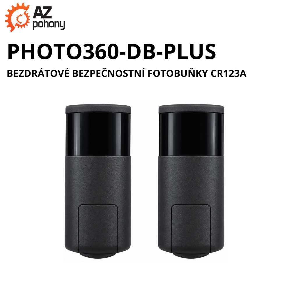 PHOTO360-DB-PLUS - bezdrátové bezpečnostní fotobuňky CR123A