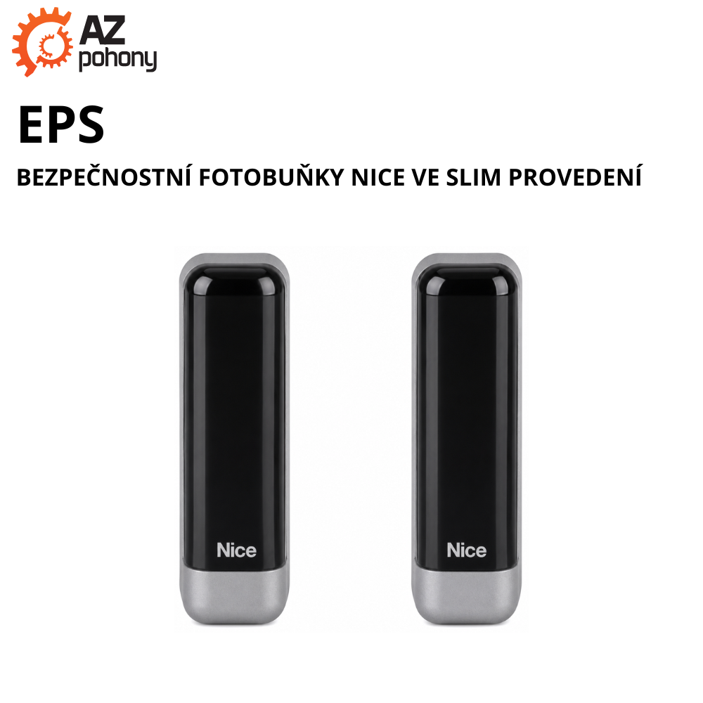 EPS - bezpečnostní fotobuňky NICE ve SLIM provedení