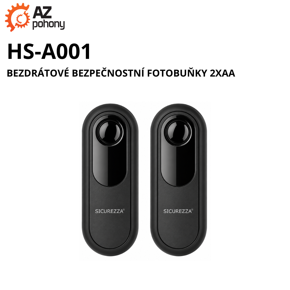HS-A001 - bezdrátové bezpečnostní fotobuňky 2xAA