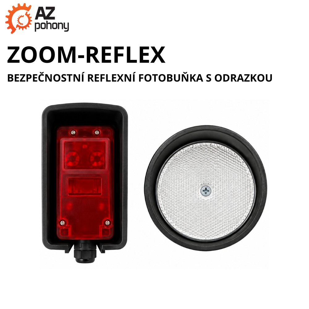 ZOOM-REFLEX - bezpečnostní reflexní fotobuňka s odrazkou