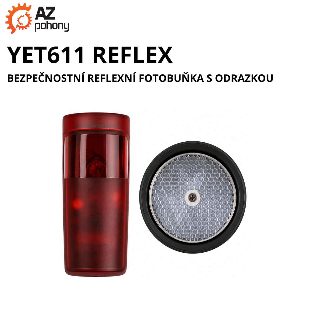 YET611 REFLEX - fotobuňka s odrazkou