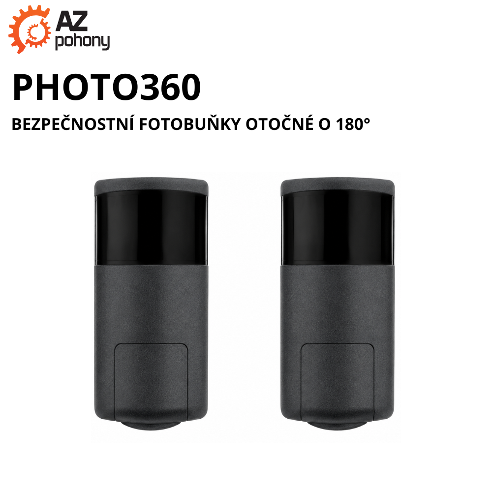 PHOTO360 - bezpečnostní fotobuňky otočné o 180°