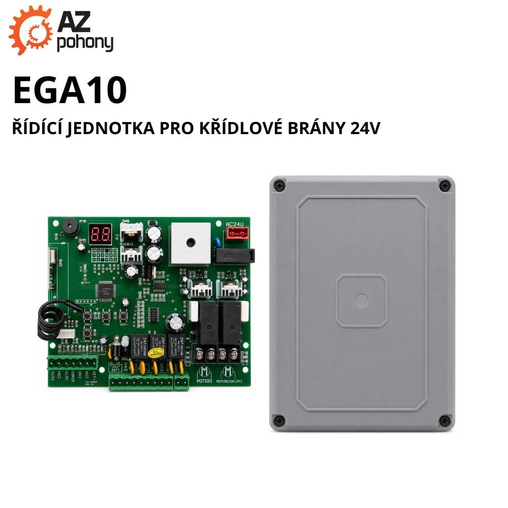 EGA10 - řídící jednotka pro křídlové pohony 24V