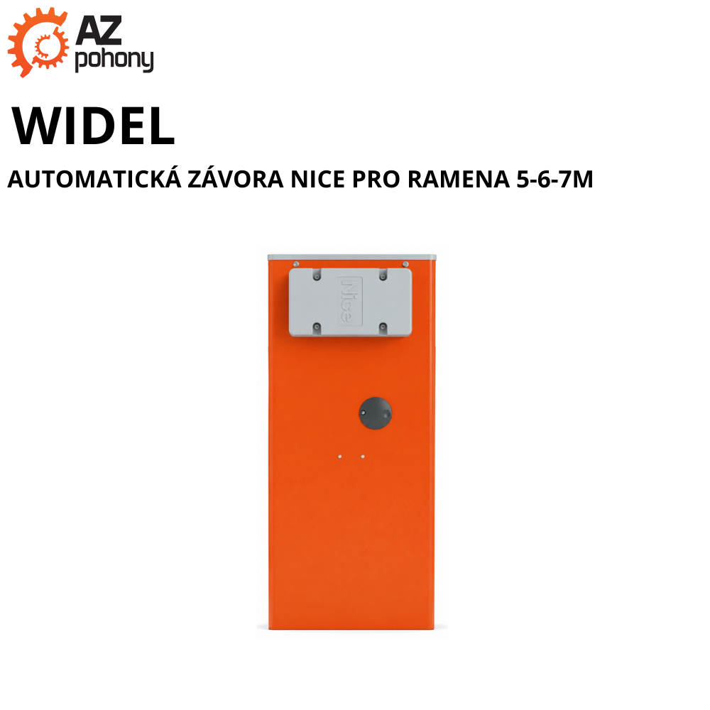 WIDEL - automatická závora Nice pro ramena 5-6-7m