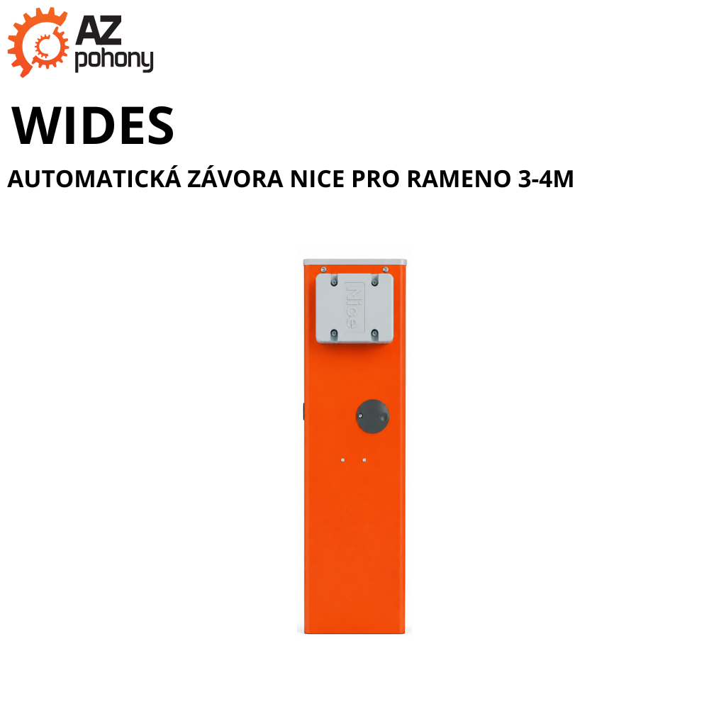 WIDES - automatická závora Nice pro rameno 3-4m