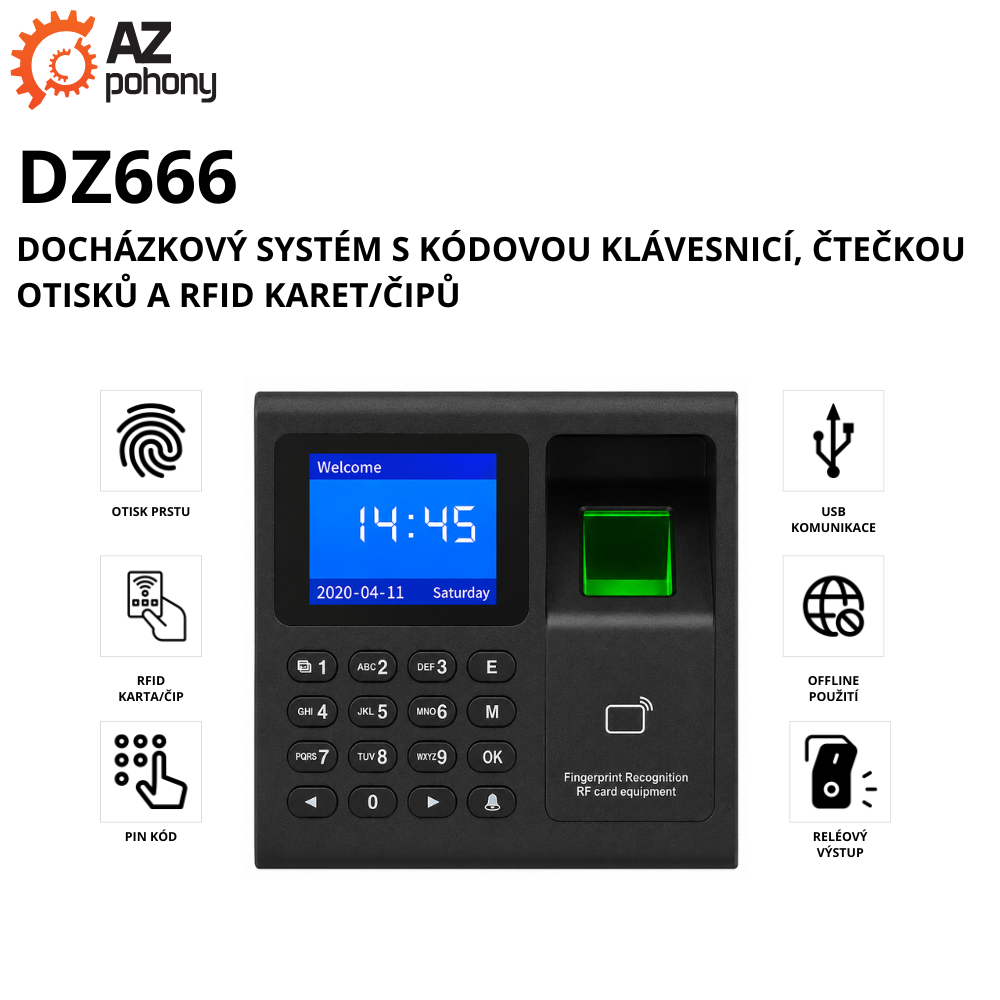 Docházkový systém DZ666