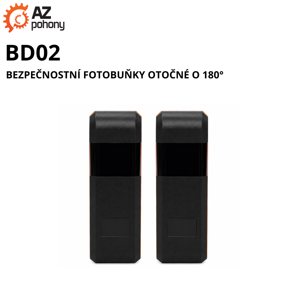 BD02 - bezpečnostní fotobuňky otočné o 180°