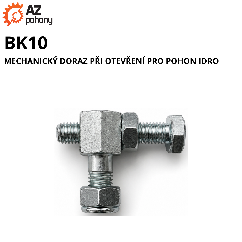 BK10 - mechanický doraz při otevření pro pohon Idro
