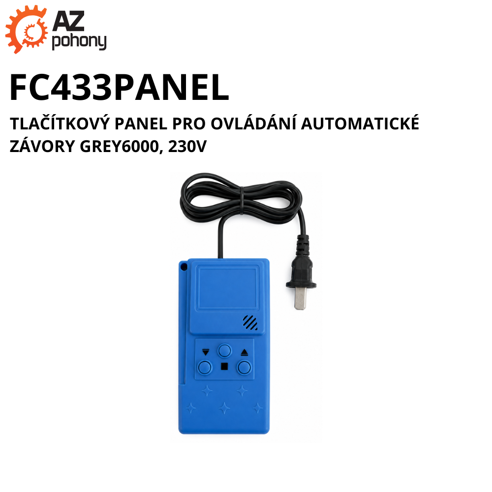 FC433PANEL - tlačítkový panel pro ovládání automatické závory GREY6000, 230V
