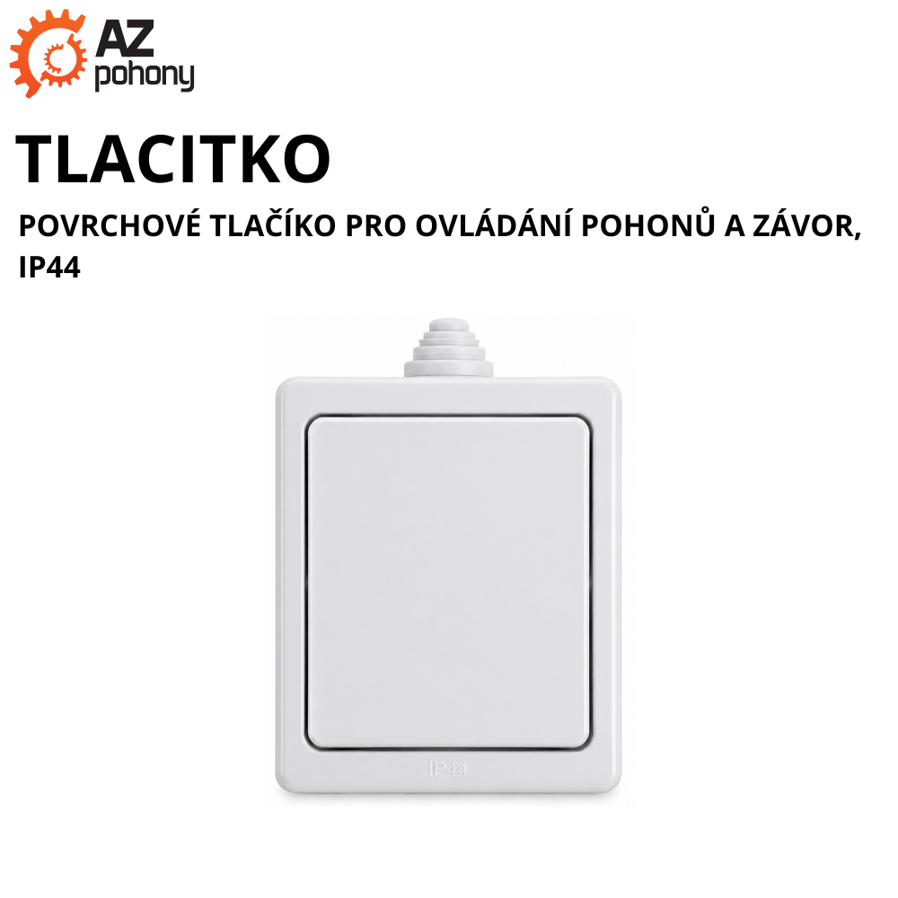 TLACITKO - povrchové tlačíko pro ovládání pohonů a závor, IP44