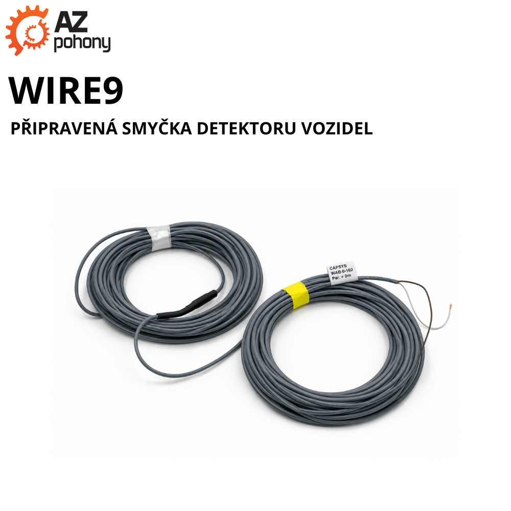 WIRE9 - připravená smyčka detektoru vozidel