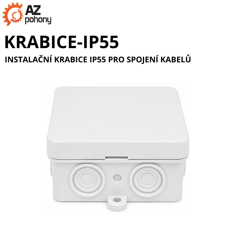 KRABICE-IP55 - instalační krabice IP55 pro spojení kabelů