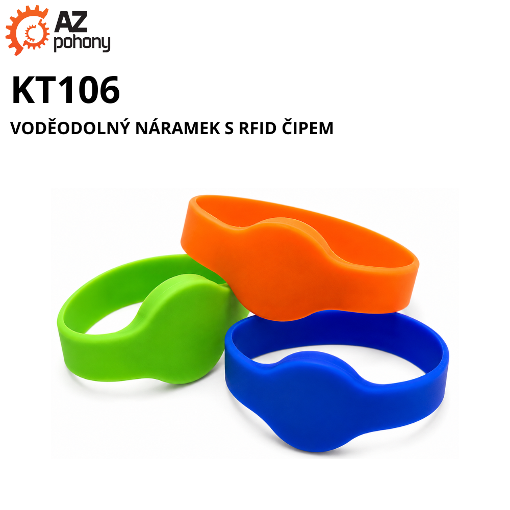 KT106 - voděodolný náramek s RFID čipem