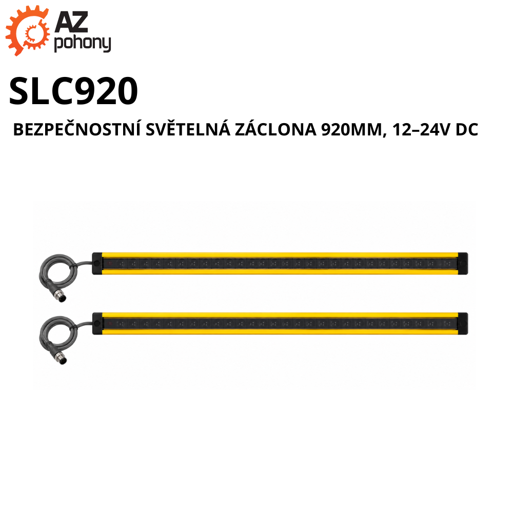 SLC920 -  bezpečnostní světelná záclona 920mm, 12–24V DC