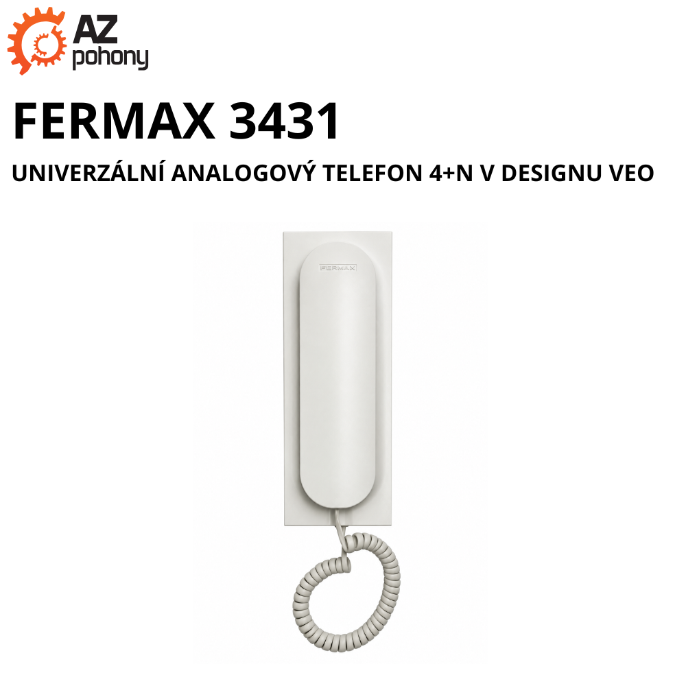 FERMAX 3431 - univerzální analogový telefon 4+N v designu VEO