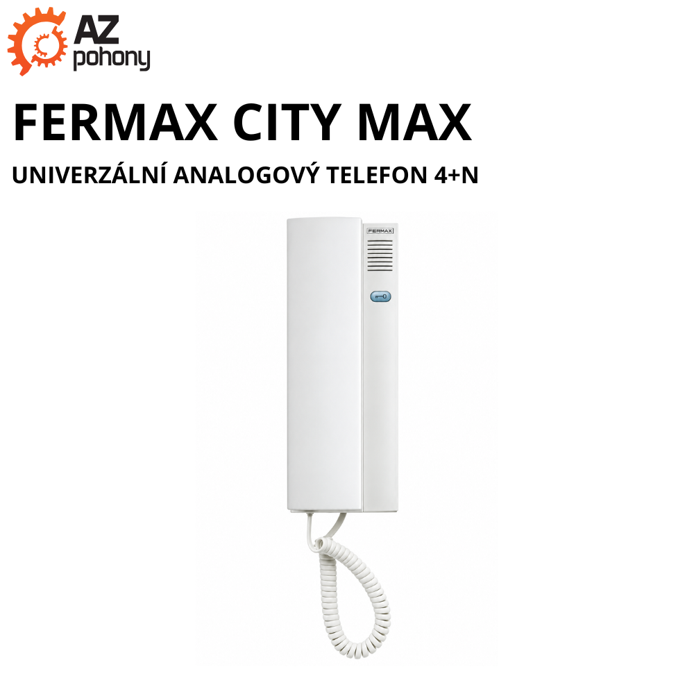 FERMAX CITY MAX - univerzální analogový telefon 4+N