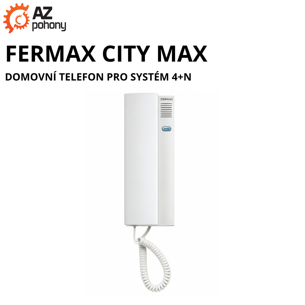 FERMAX CITY MAX - domovní telefon PRO systém 4+N