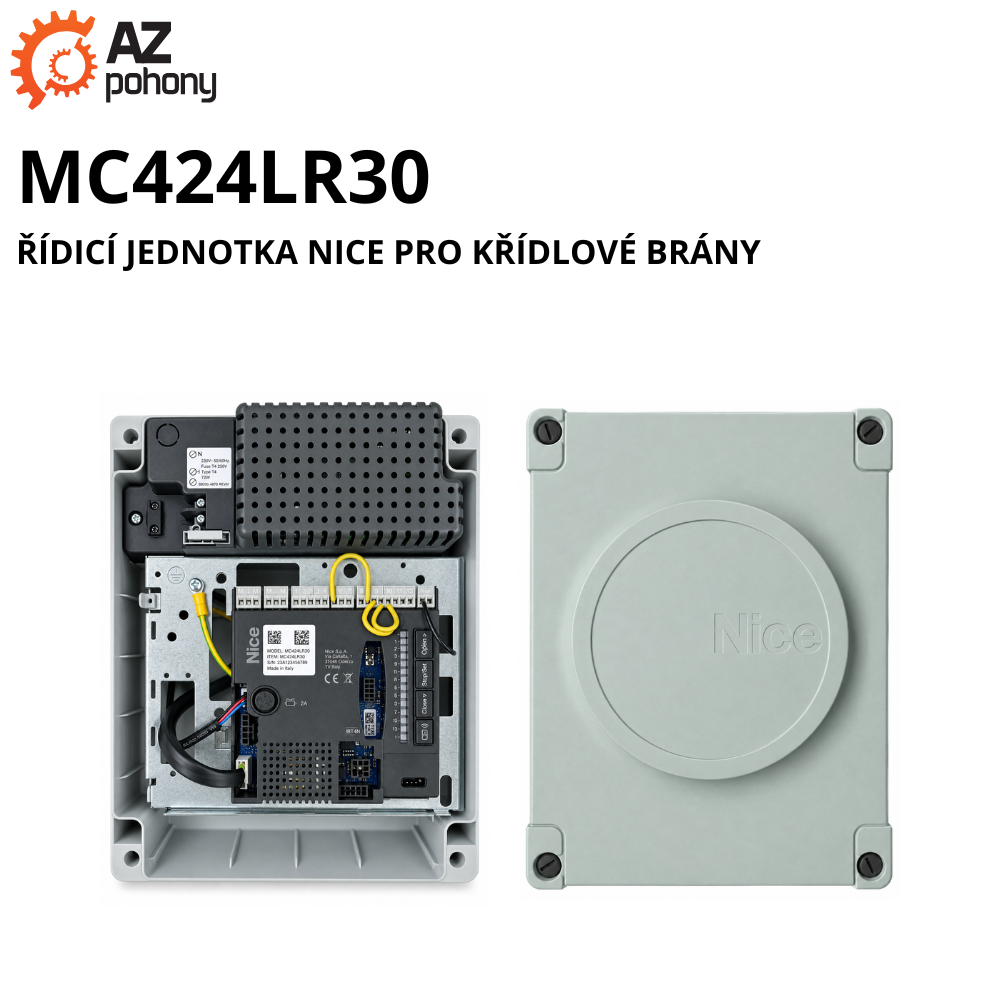 MC424LR30 - řídicí jednotka Nice pro křídlové brány