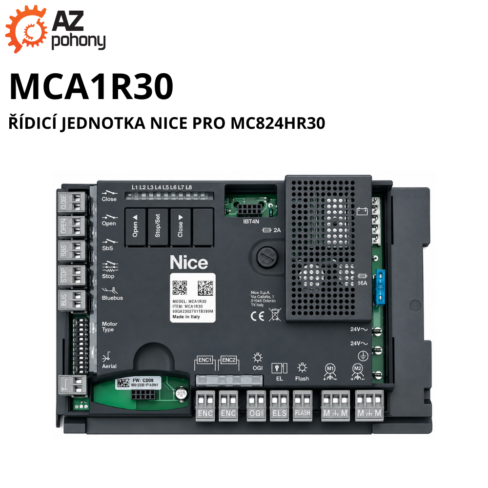 MCA1R30 - řídicí jednotka Nice pro MC824HR30