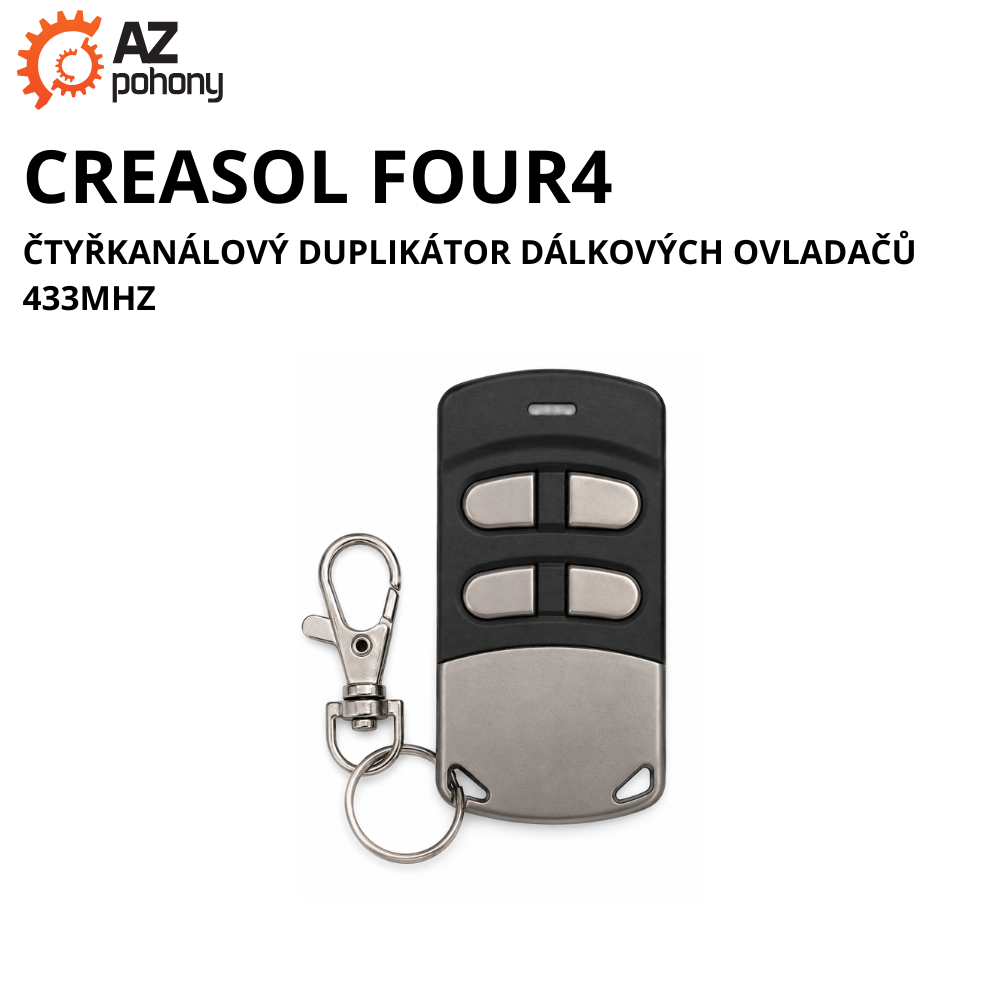 CREASOL FOUR4 - čtyřkanálový duplikátor dálkových ovladačů 433MHz