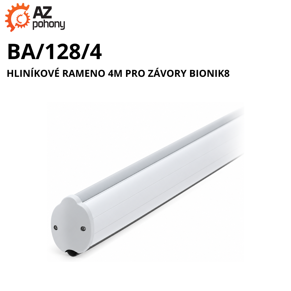 BA/128/4 - hliníkové rameno 4m pro závory BIONIK8