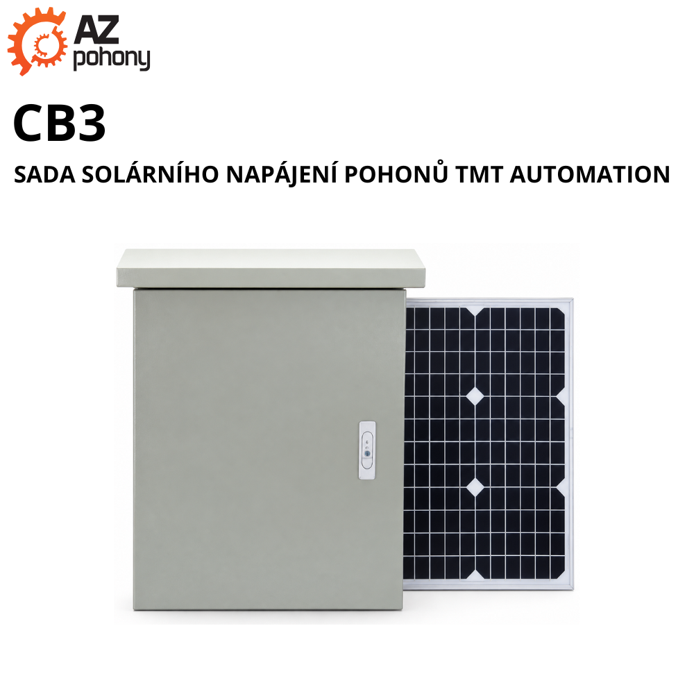 CB3 - sada solárního napájení pohonů TMT Automation