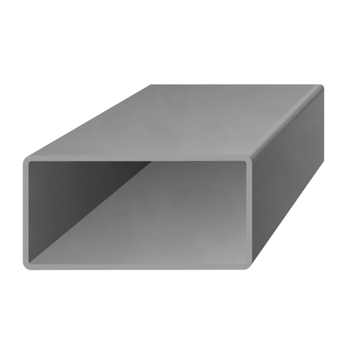 Jekl profil uzavřený 60 x 40 x 2 mm, hladký, cena za 1 bm