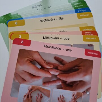 Fyzioterapeutické karty pro Motýlky a jejich blízké