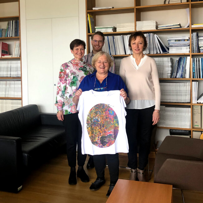 Foto - prim. Bučková, Ing. Melichárek, Doc. Fajkusová, Prof. E Birgitte Lane