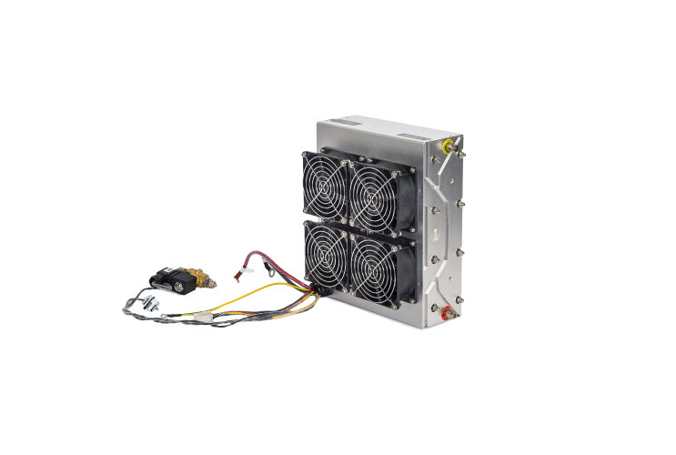 H-1000 stack front and right side