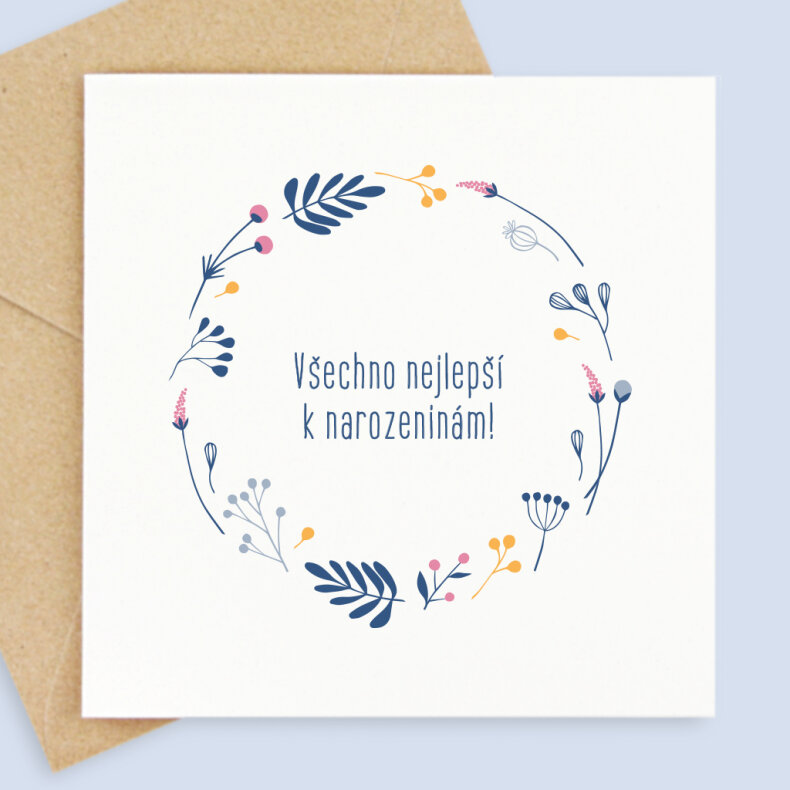 jetumilo přání Všechno nejlepší k narozeninám!/ jetumilo.cz